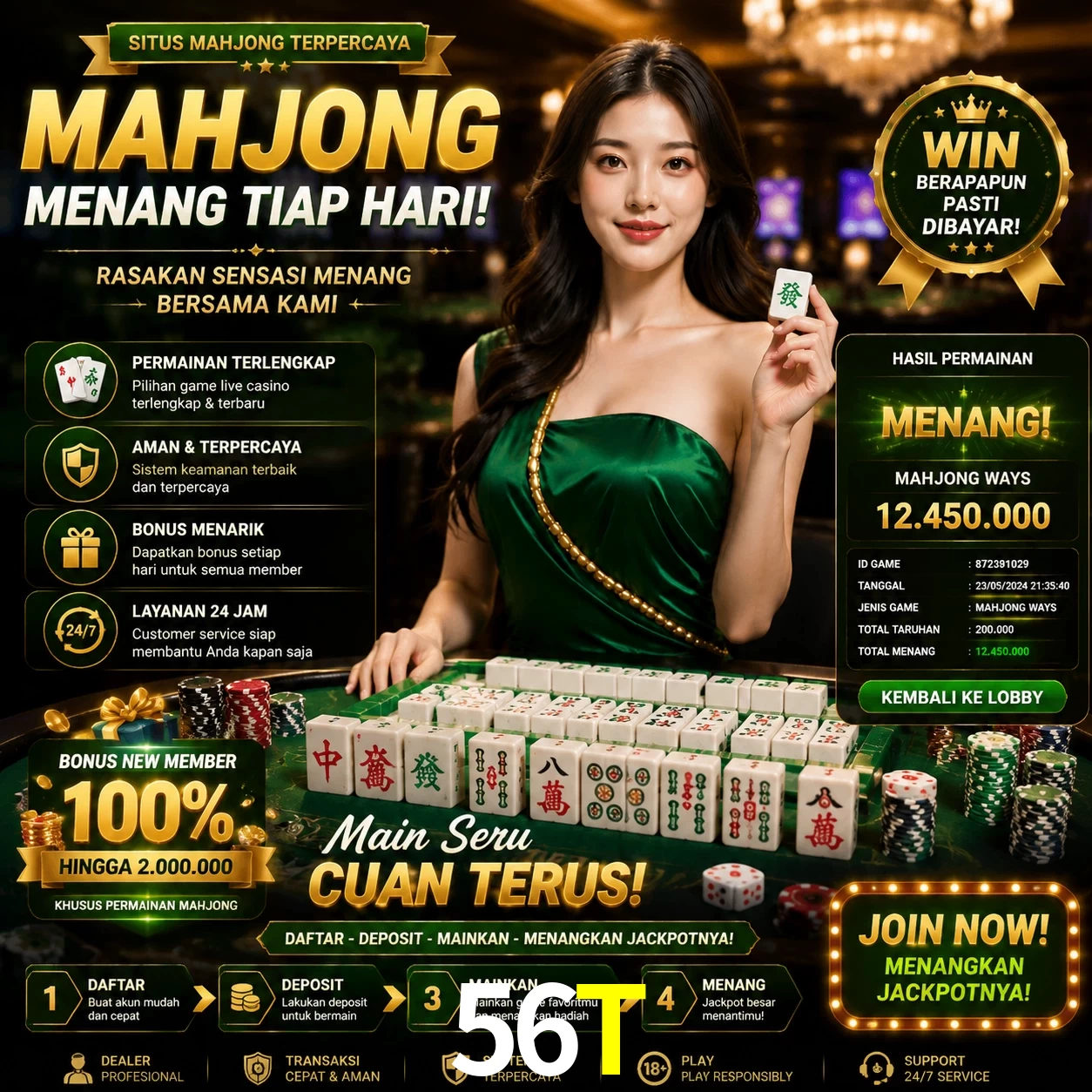 Cashback VIP 56T - reembolso semanal